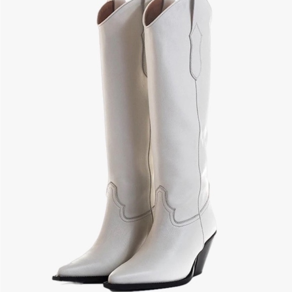 Toral Cream Cowboy Boots